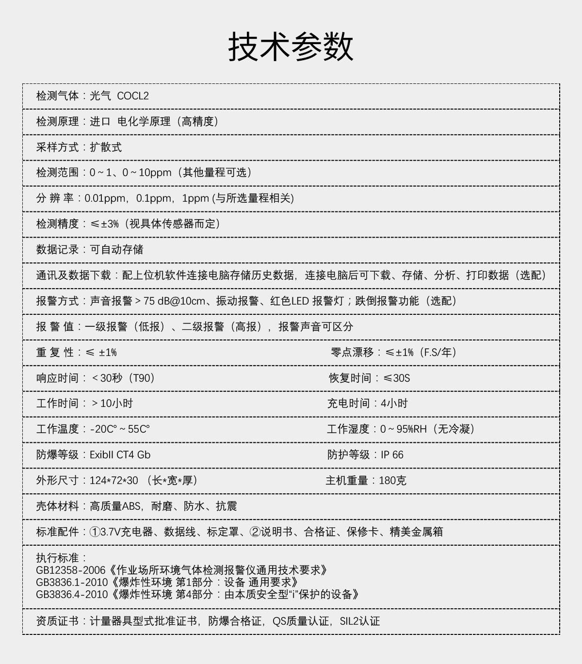 便攜式光氣檢測(cè)儀 便攜式光氣檢測(cè)儀